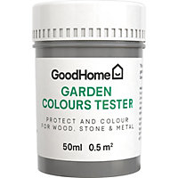 GoodHome Colour It White Matt Multi-surface paint, 50ml Tester pot