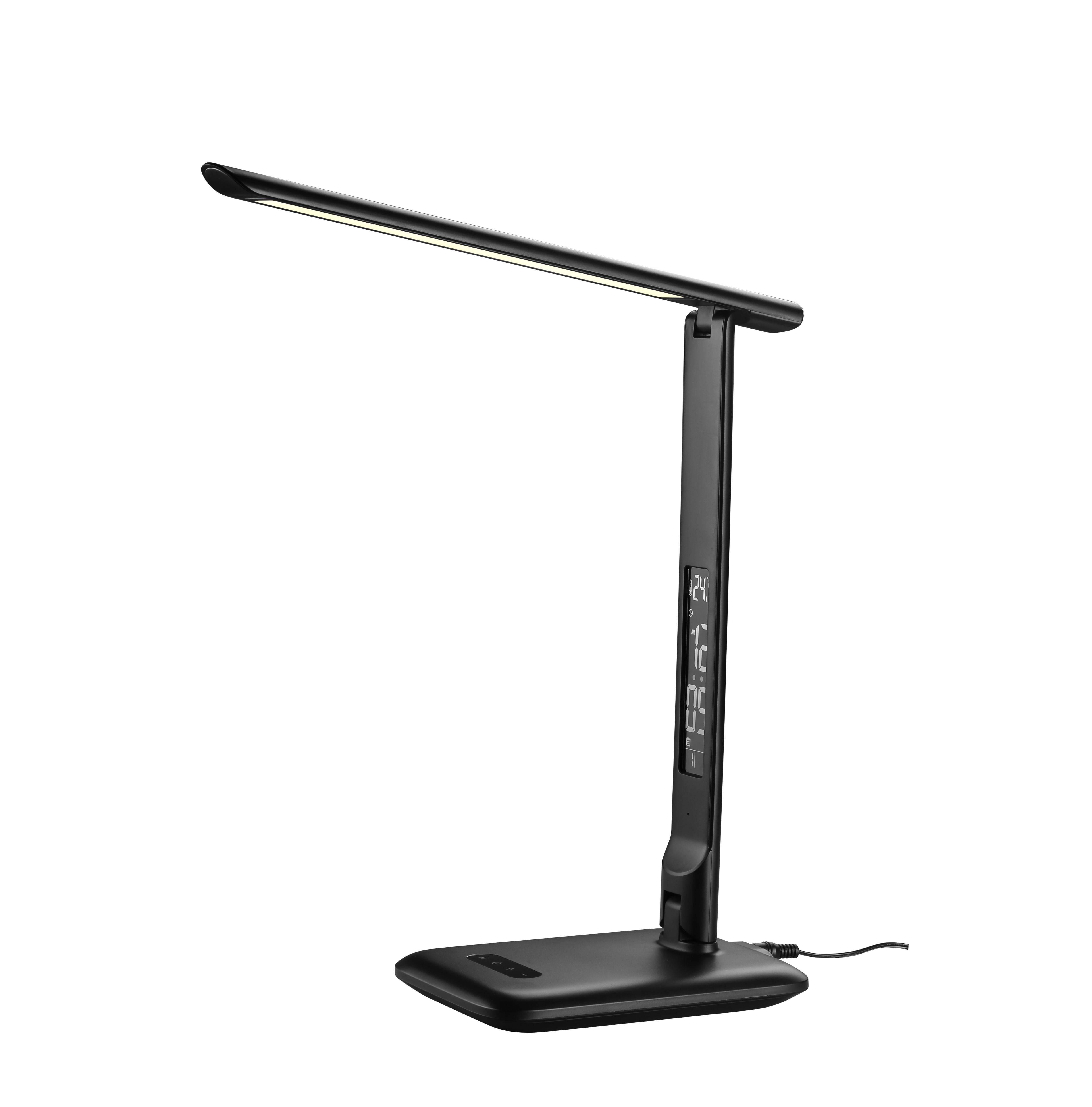 GoodHome Conjola Matt Black Desk lamp