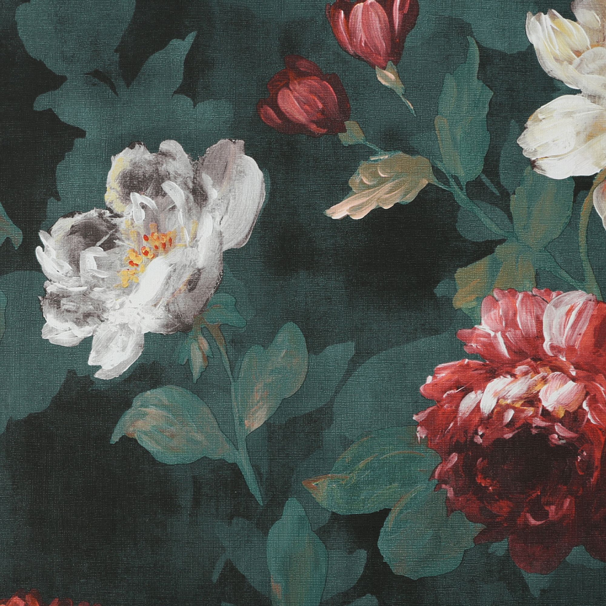 GoodHome Crewe Green Floral Smooth Wallpaper | DIY at B&Q