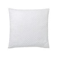 GoodHome Cristal Geometric White Cushion (L)45cm x (W)45cm