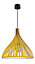 GoodHome Crozon Mustard Pendant ceiling light, (Dia)380mm