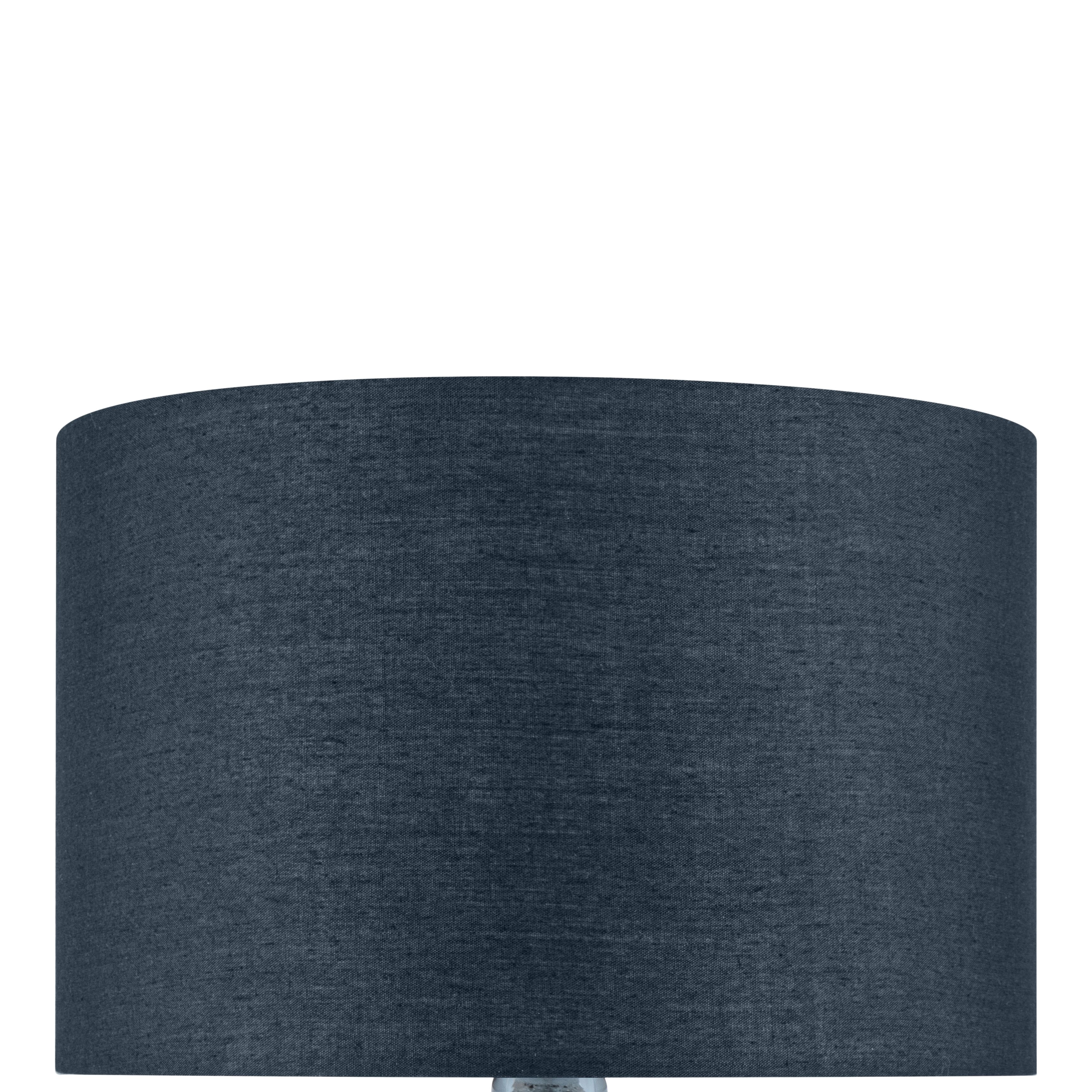 GoodHome Cushing Blue & Beige Table lamp