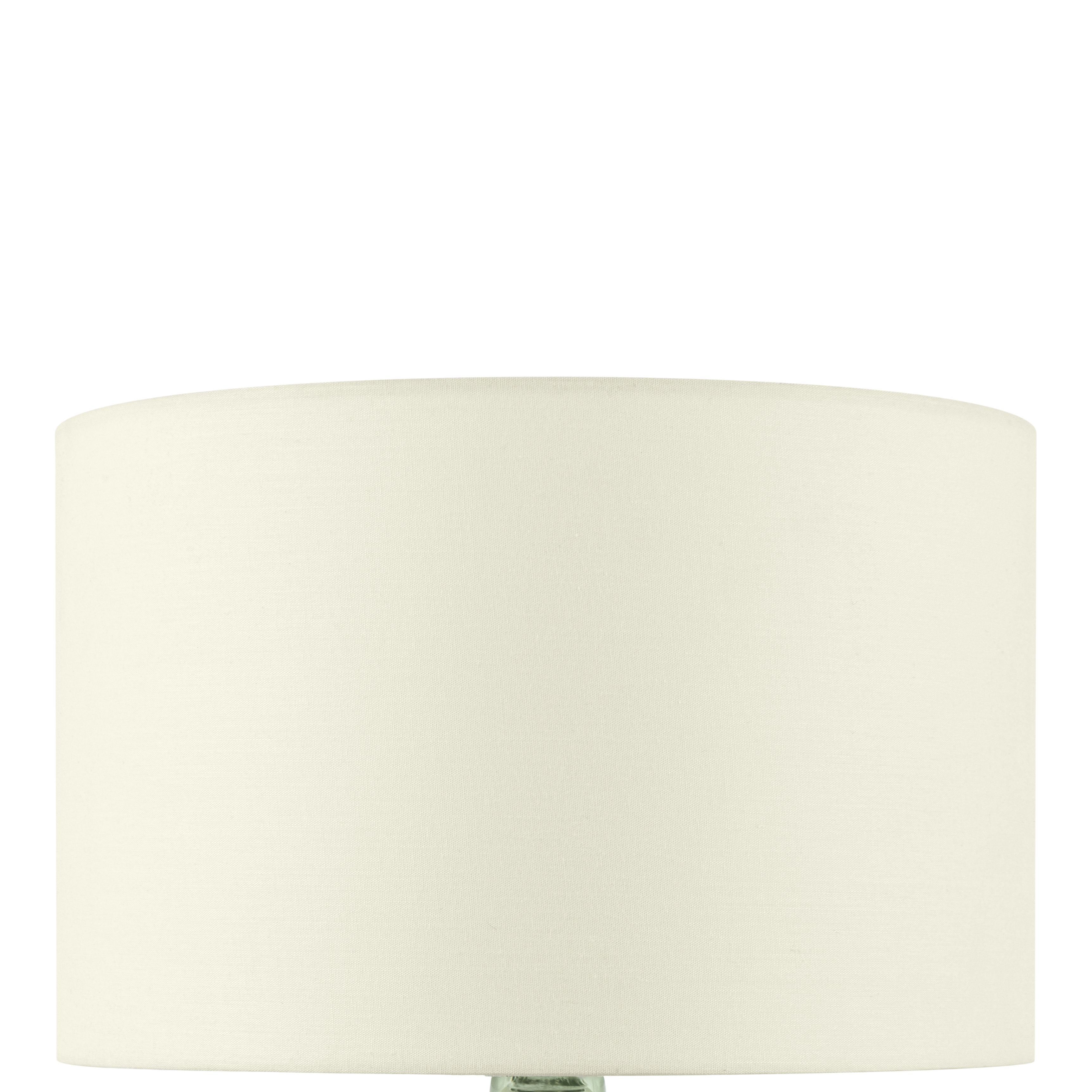 GoodHome Cushing Green & Cream Table lamp
