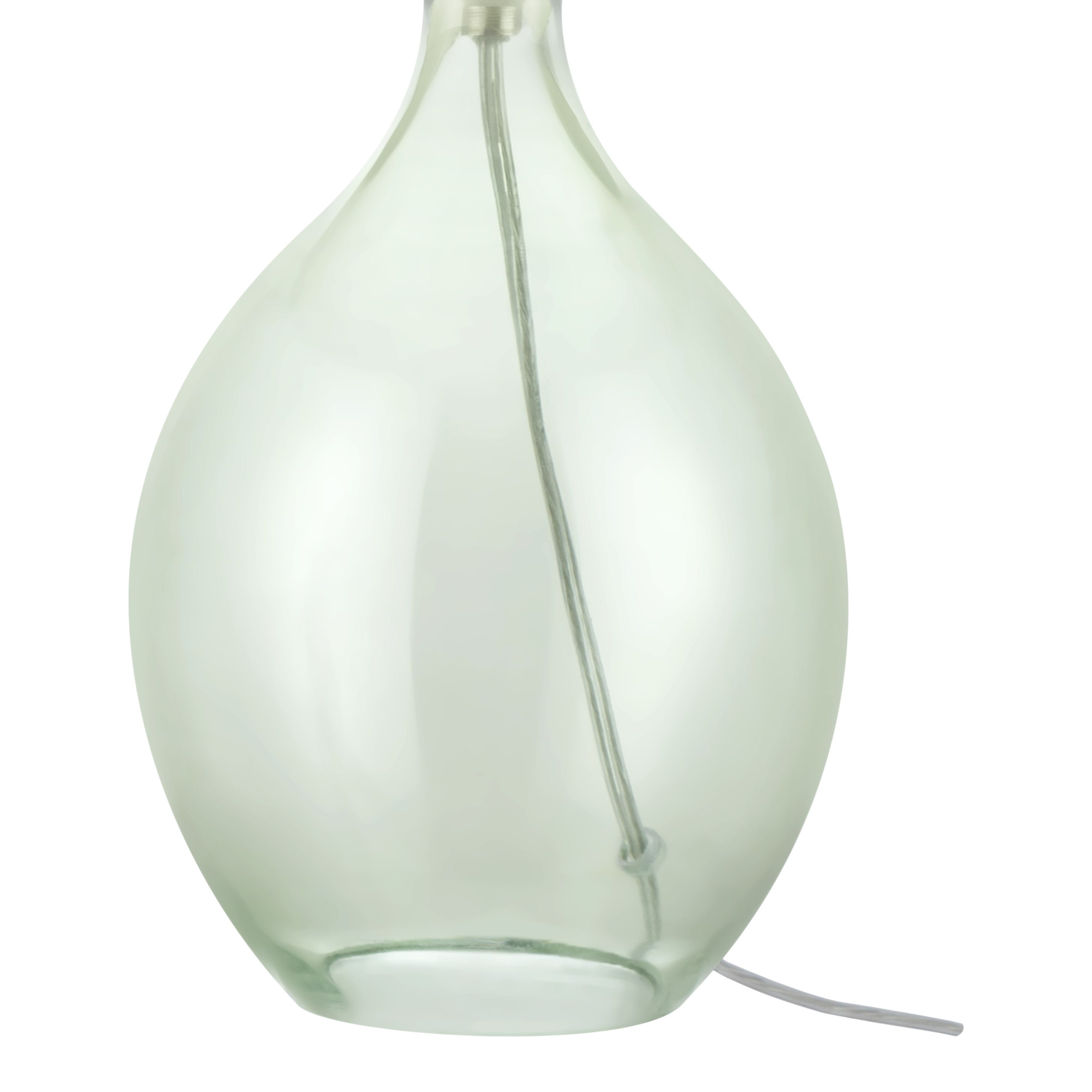 GoodHome Cushing Green & Cream Table lamp