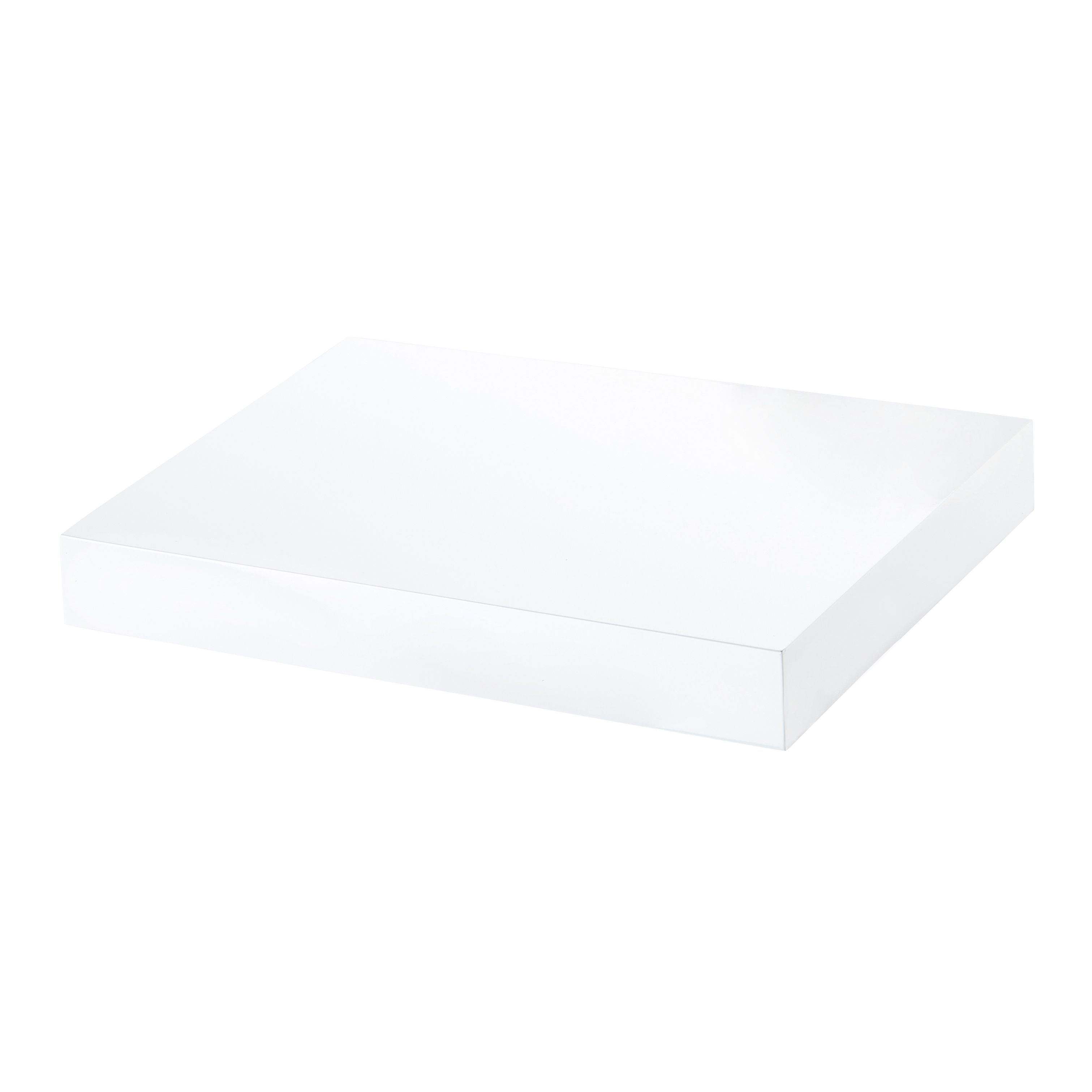 GoodHome Cusko Rectangular Floating shelf (L)30cm x (D)23.5cm