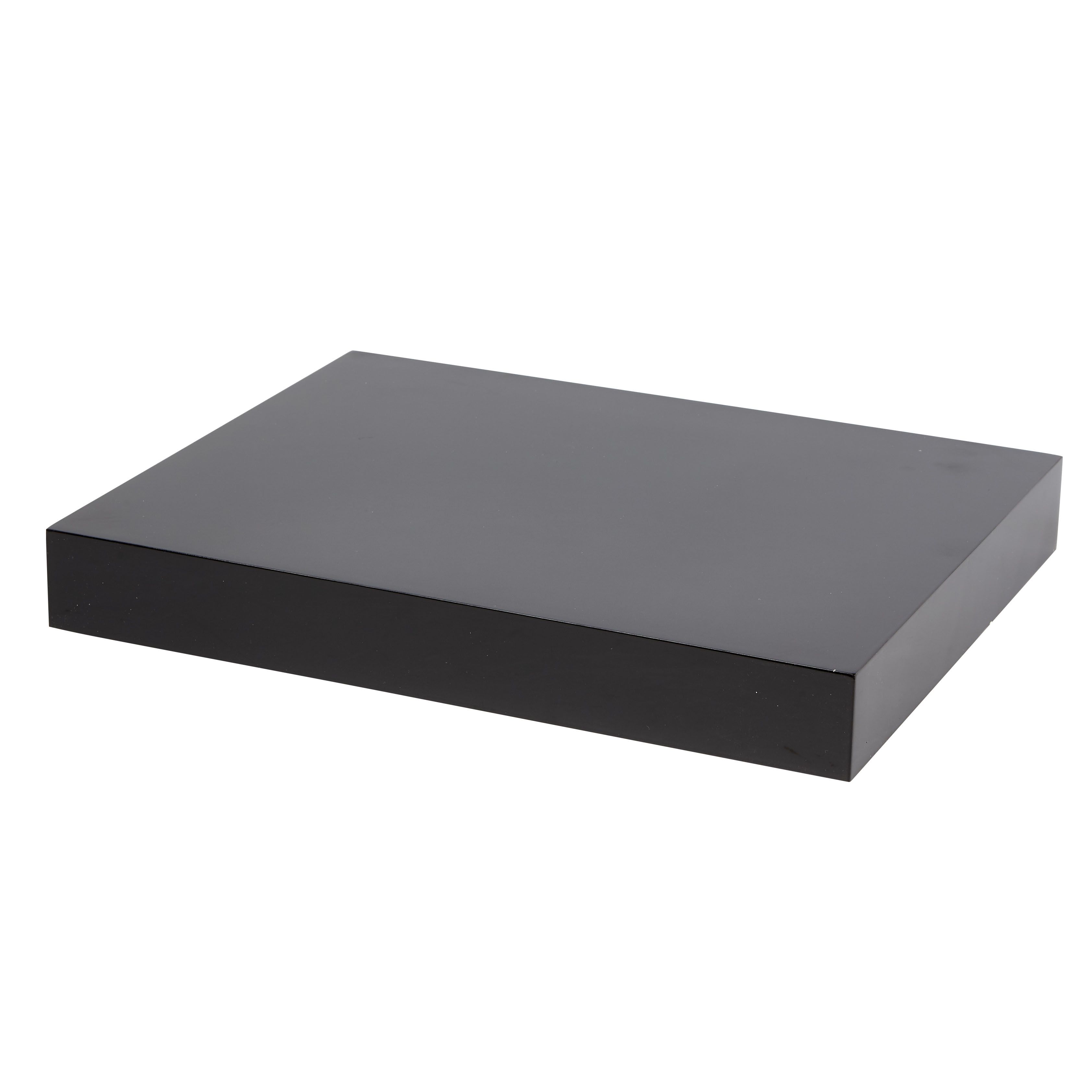 GoodHome Cusko Rectangular Floating shelf (L)30cm x (D)23.5cm DIY at B&Q