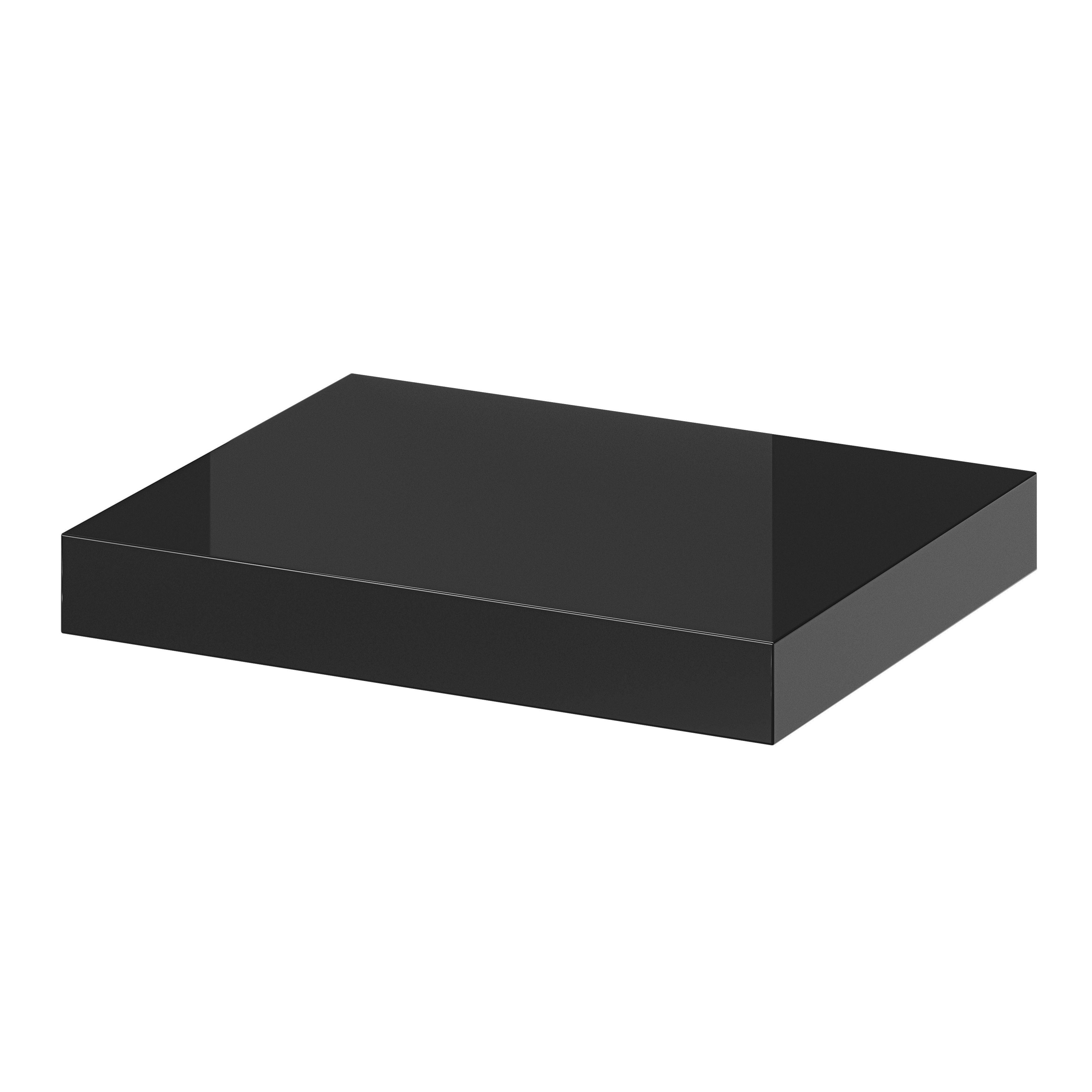 GoodHome Cusko Rectangular Floating shelf (L)30cm x (D)23.5cm