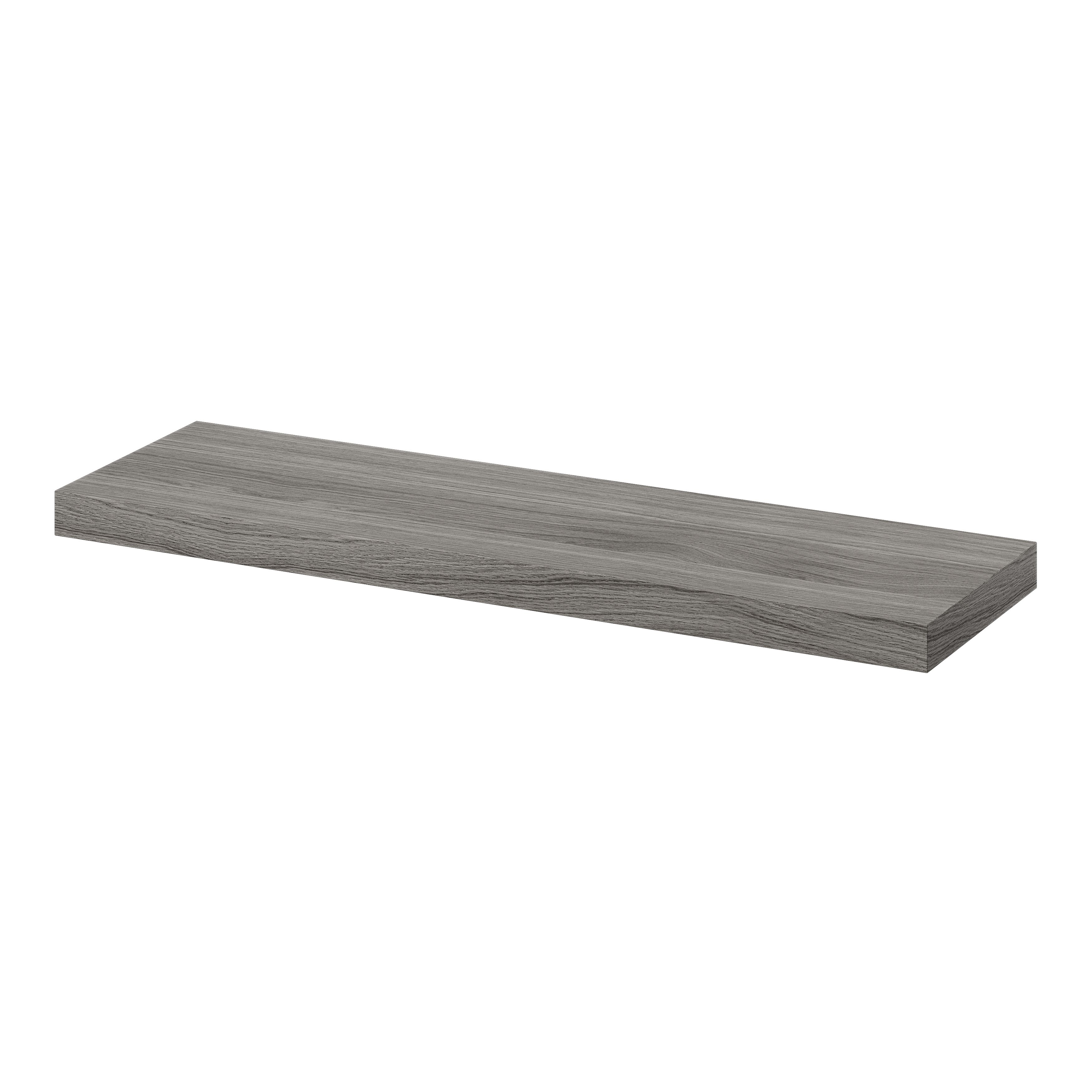 GoodHome Cusko Rectangular Floating shelf (L)80cm x (D)23.5cm DIY at B&Q