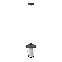 GoodHome Dark grey Mains-powered LED Outdoor Pendant light