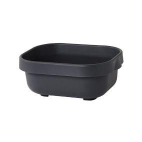 GoodHome Datil Anthracite Rectangular Sink bowl