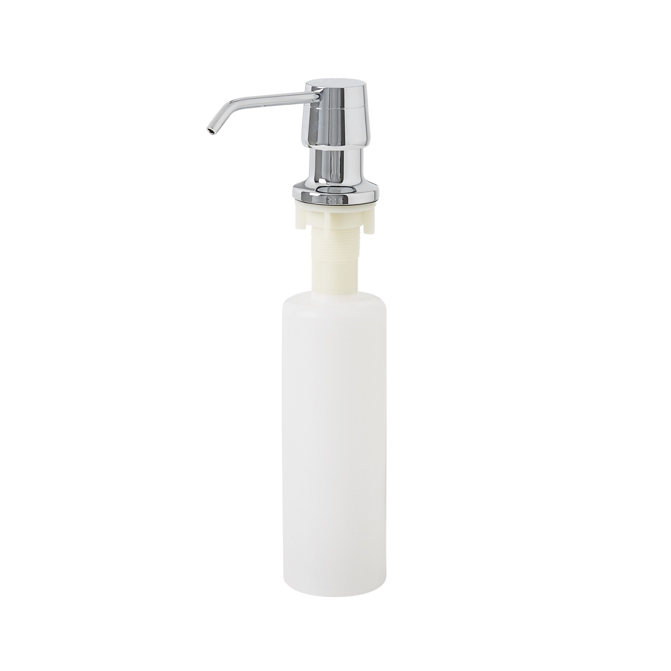 GoodHome Datil Chrome effect ABS plastic, polyethylene (PE), stainless steel & zinc alloy Soap dispenser