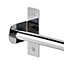 GoodHome Datil Chrome-plated Silver Wall organiser utensil holder, (H)250mm (W)1204mm