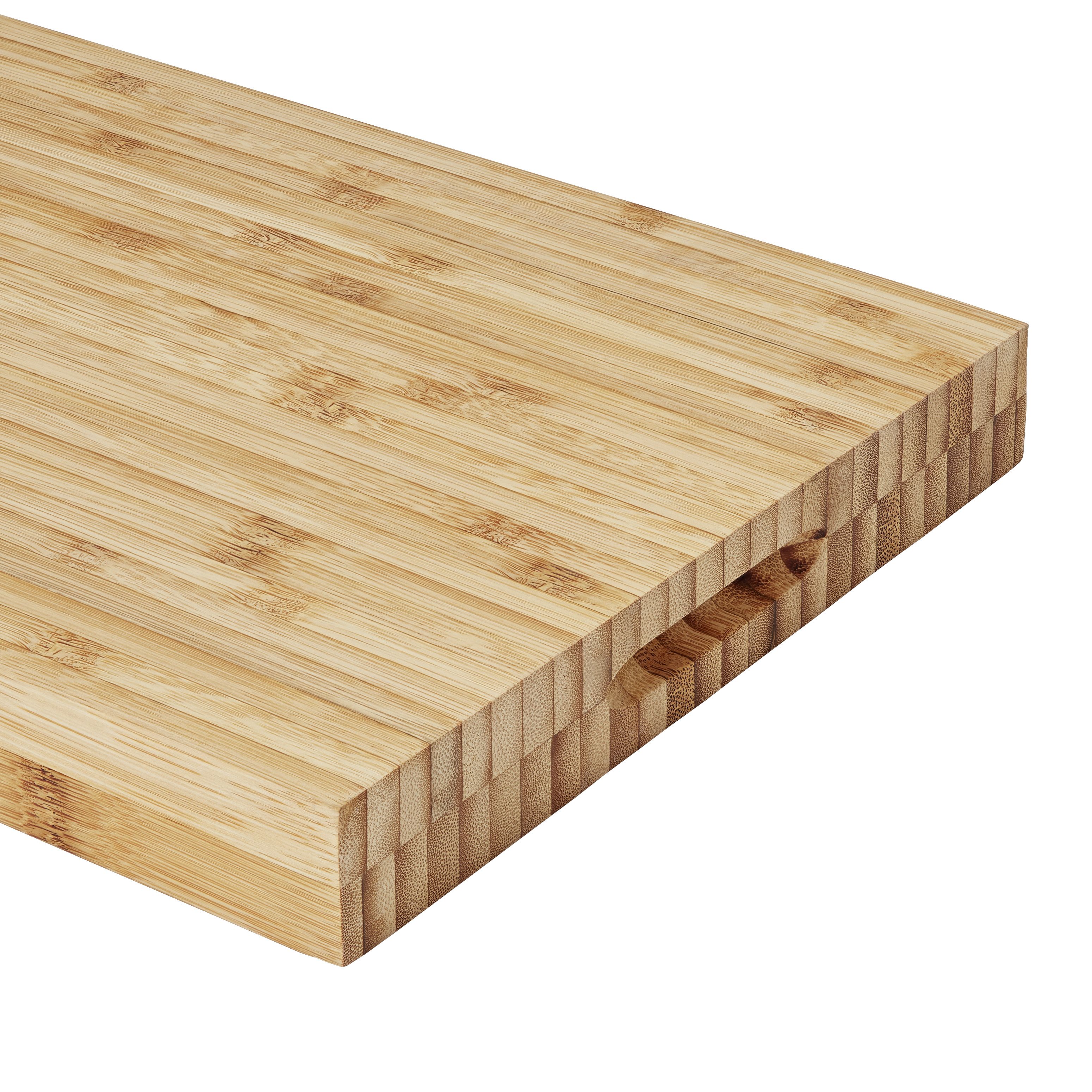 GoodHome Datil Natural Bamboo Chopping board