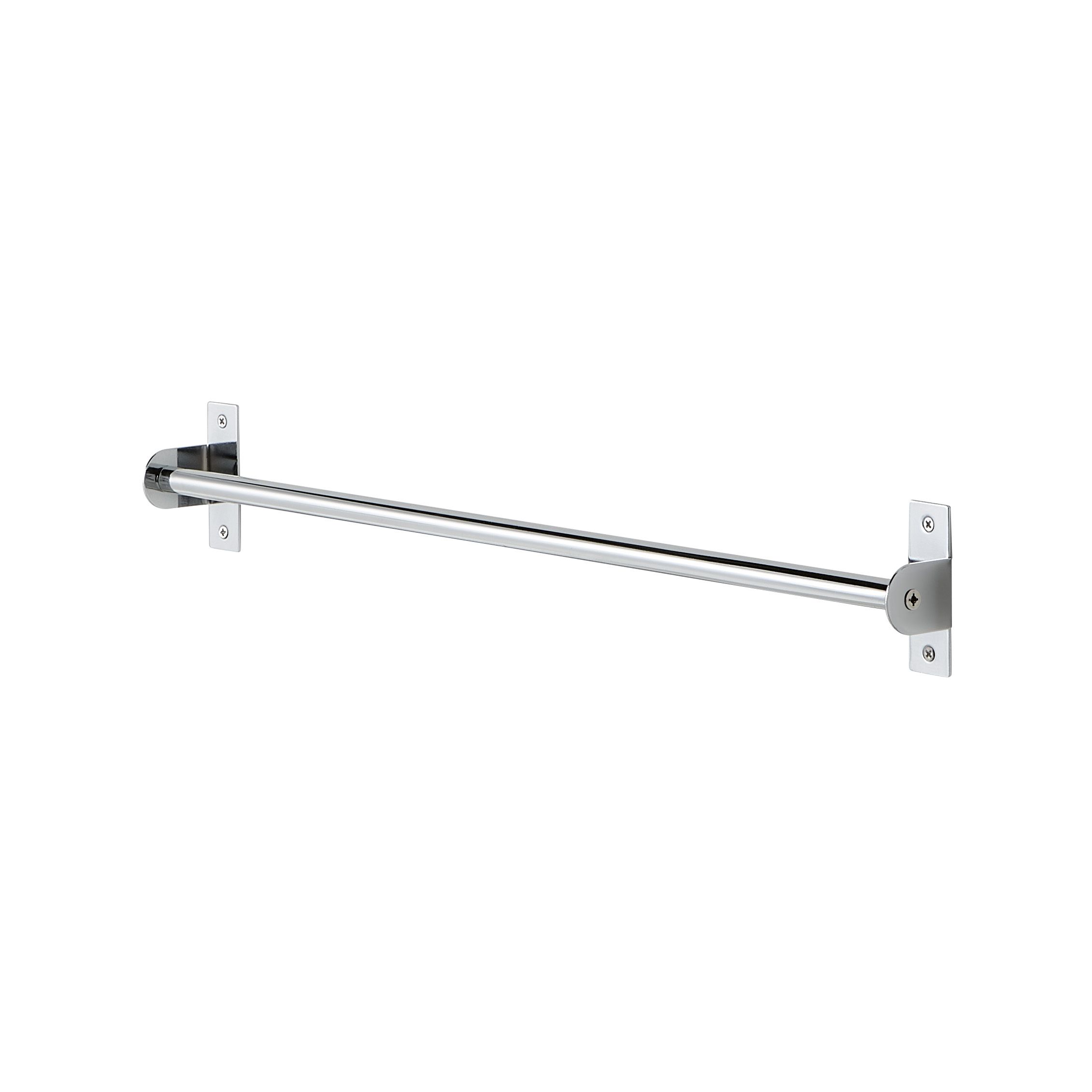GoodHome Datil Silver Chrome-plated Steel Kitchen accessory rail (H)85mm (L)604mm