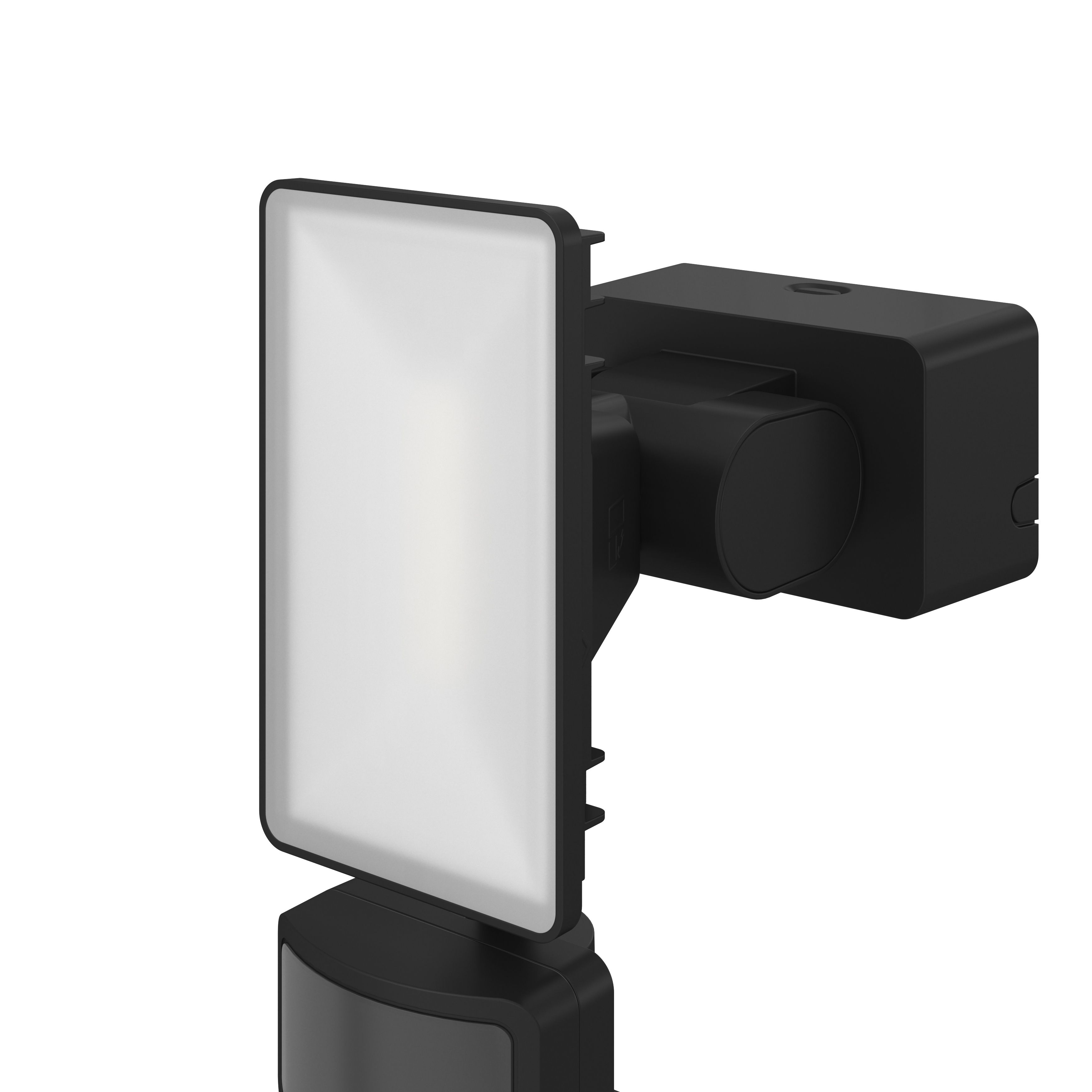 GoodHome Davern AWL1020-IB Black Mains-powered Cool white Outdoor LED PIR Floodlight 1000lm