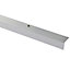 GoodHome DECOR 10 Silver effect Step protector, 180cm