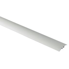 GoodHome DECOR 15 Silver effect Threshold (L)180cm
