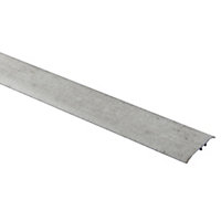 GoodHome DECOR110 Light grey Concrete effect Threshold (L)93cm