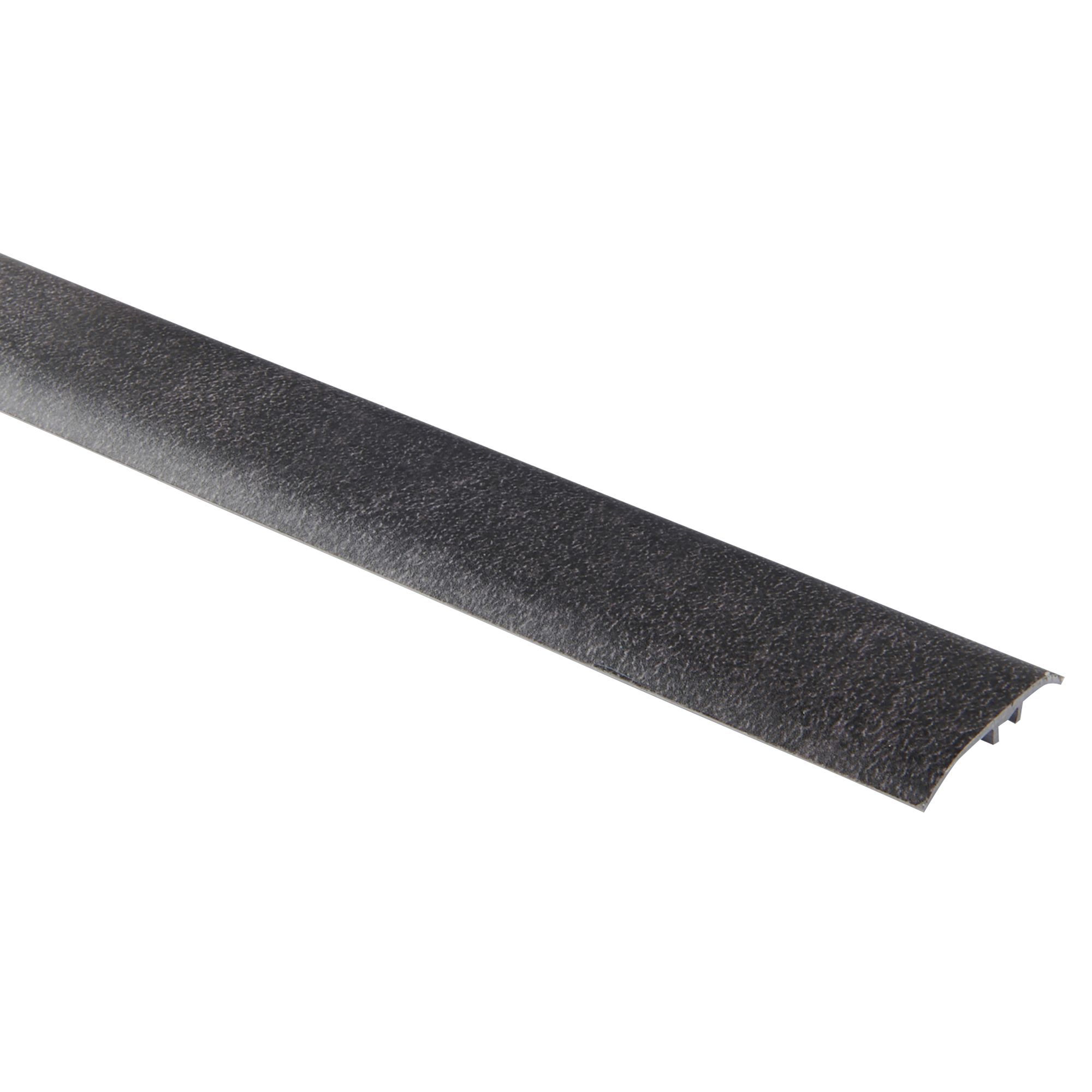 GoodHome DECOR120 Dark grey Concrete effect Threshold (L)93cm (W)37mm