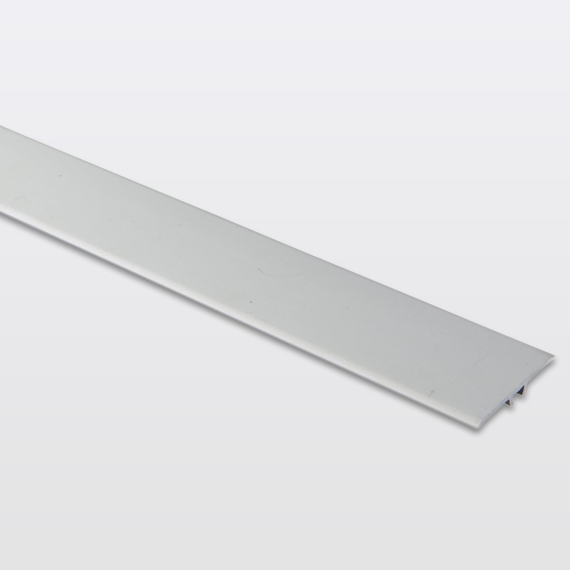 GoodHome DECOR15 Matt Silver effect Threshold (L)93cm (W)37mm