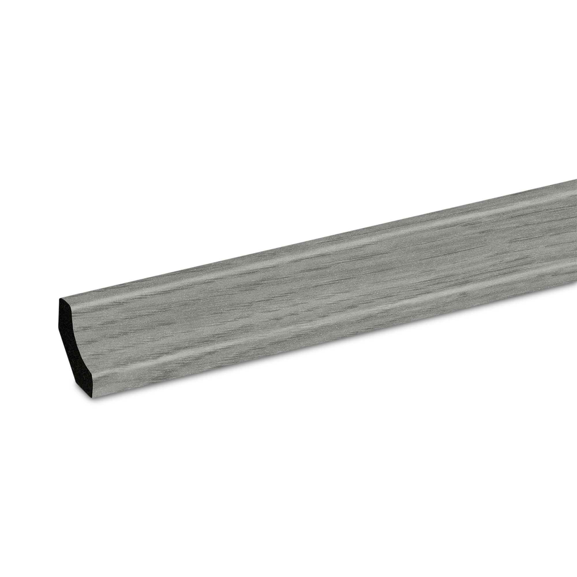 GoodHome DECOR365 Grey Wood effect Water resistant Scotia trim, 220cm