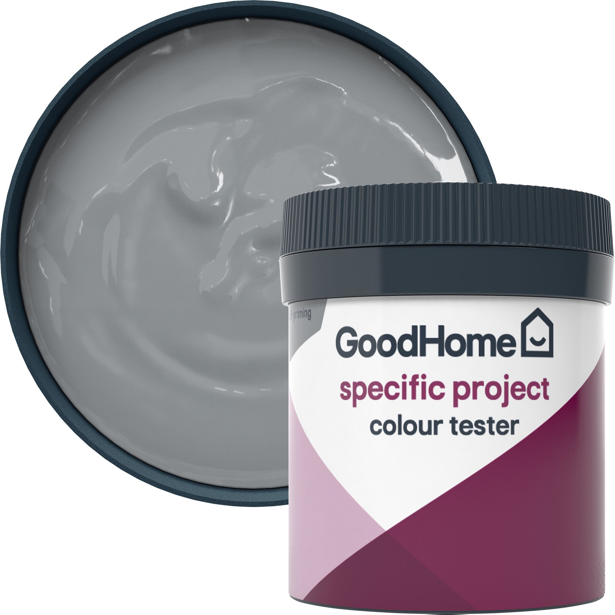 GoodHome Delaware Matt Colour tester, 80ml
