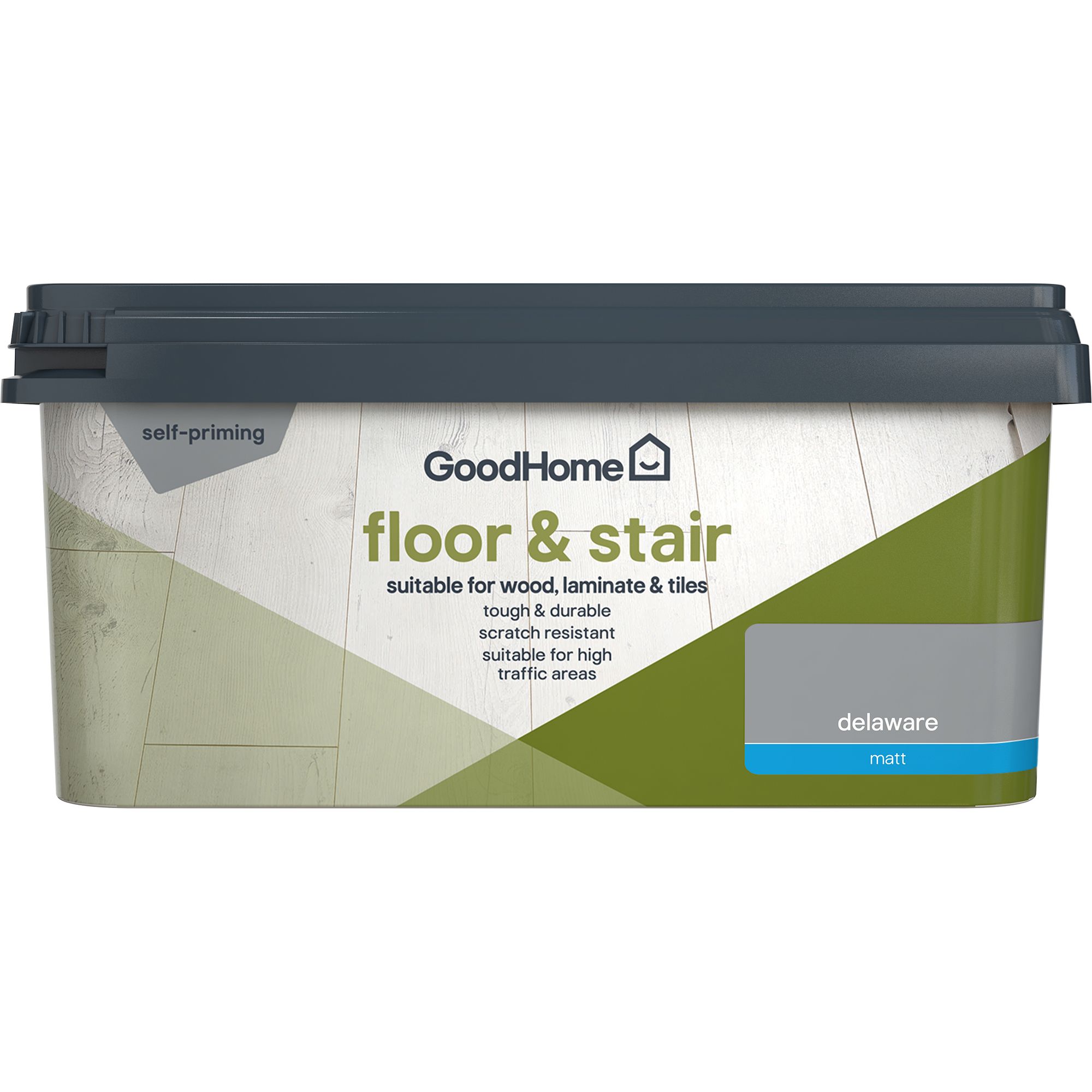 GoodHome Delaware Matt Floor & stair paint, 2L