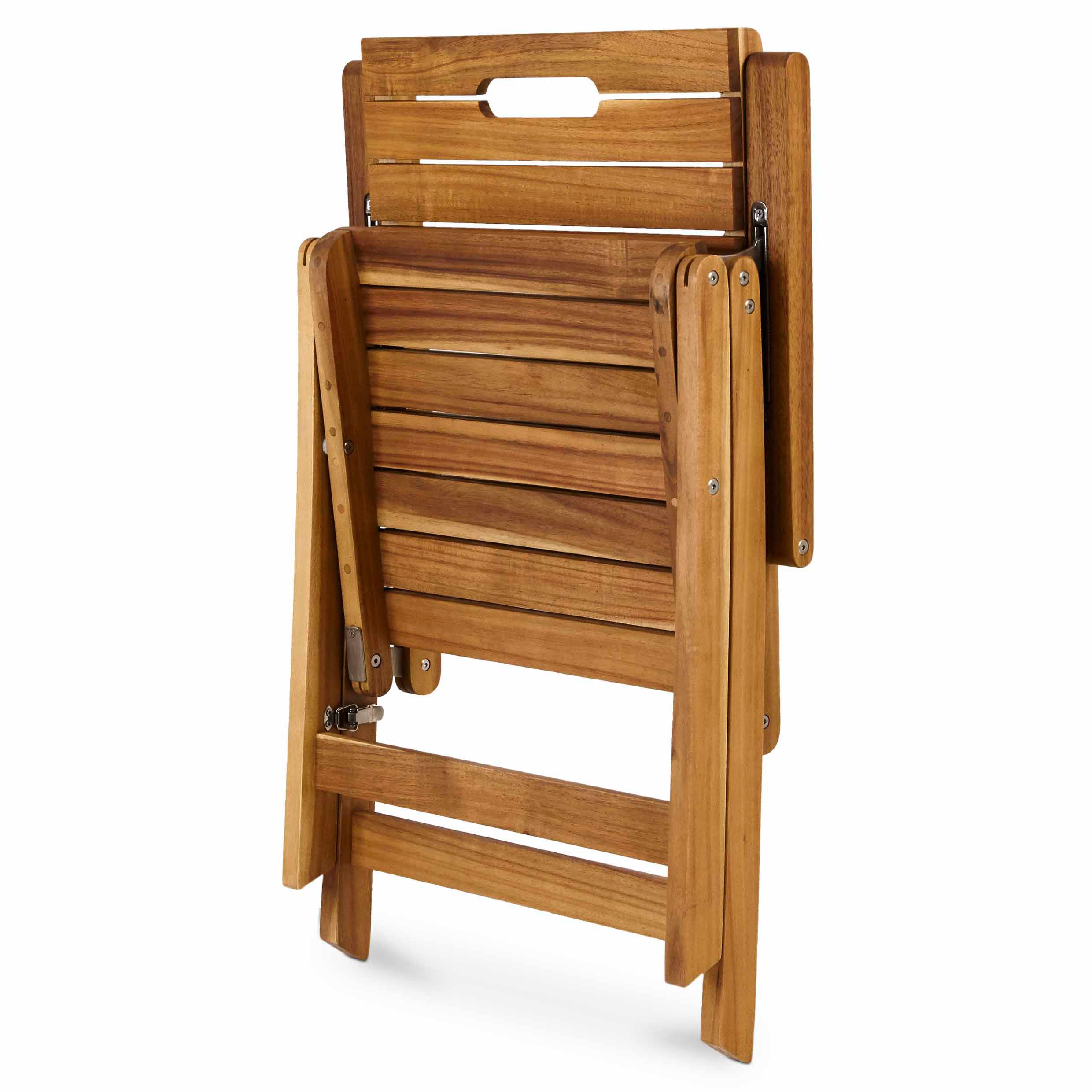 Denia Wooden 4 seater Dining set with Recliner chairs - 7