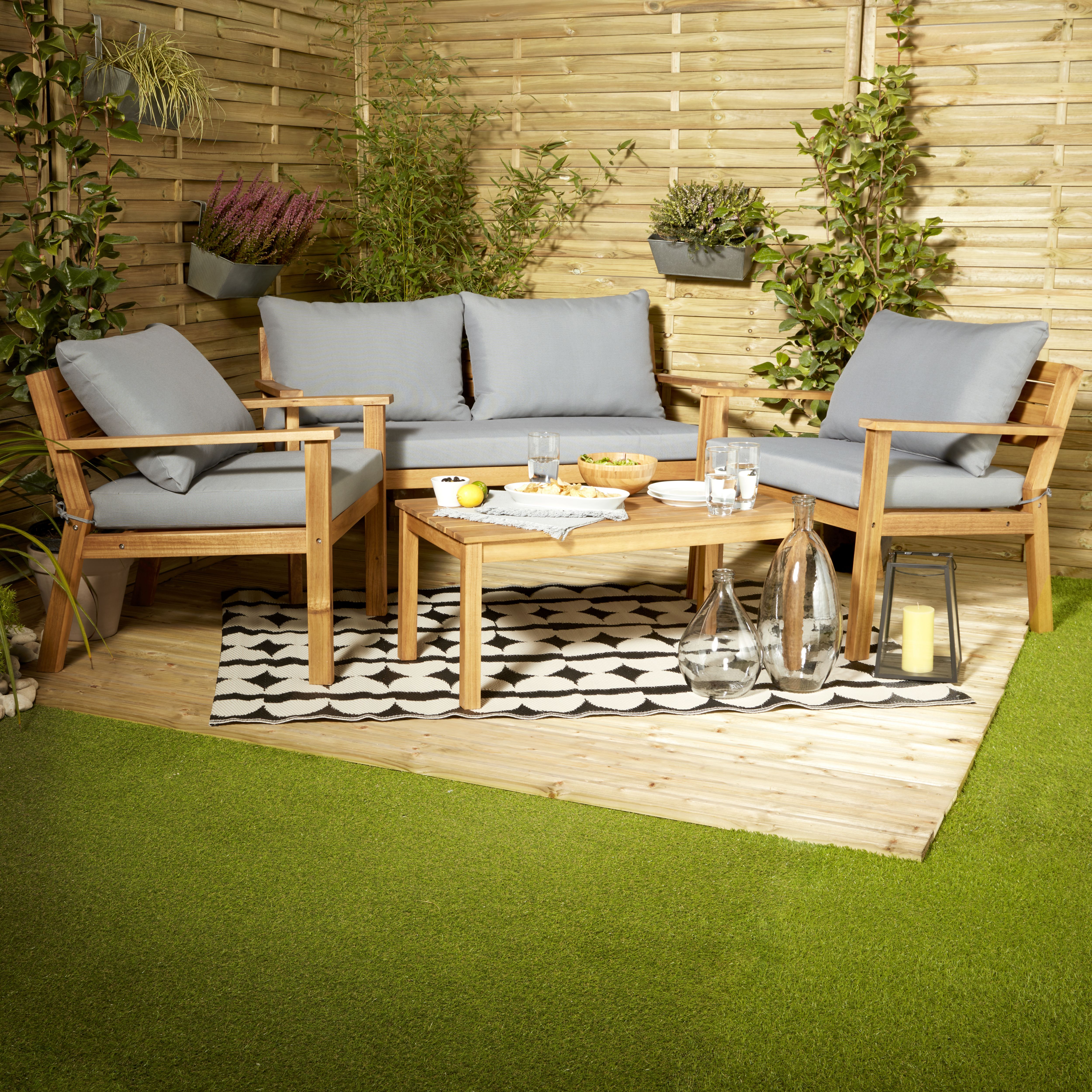 Garden sofa set b&q new arrivals