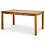 GoodHome Denia Wooden 6 seater Table