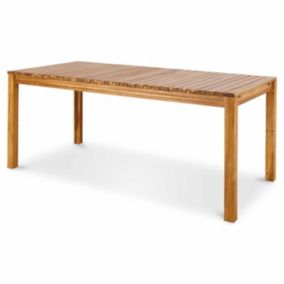 GoodHome Denia Wooden 8 seater Extendable Table