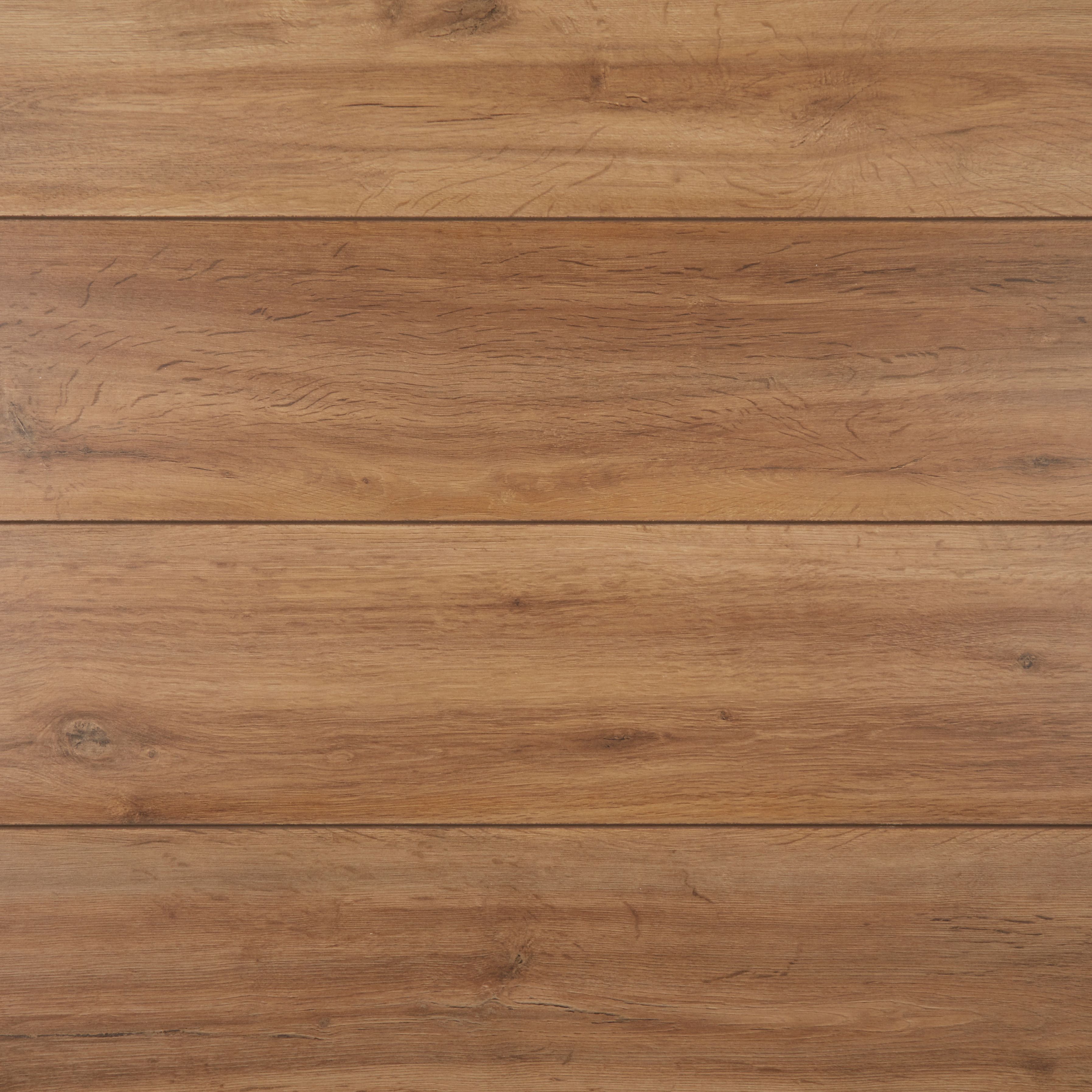 GoodHome Devonport Oak effect Laminate Flooring Sample