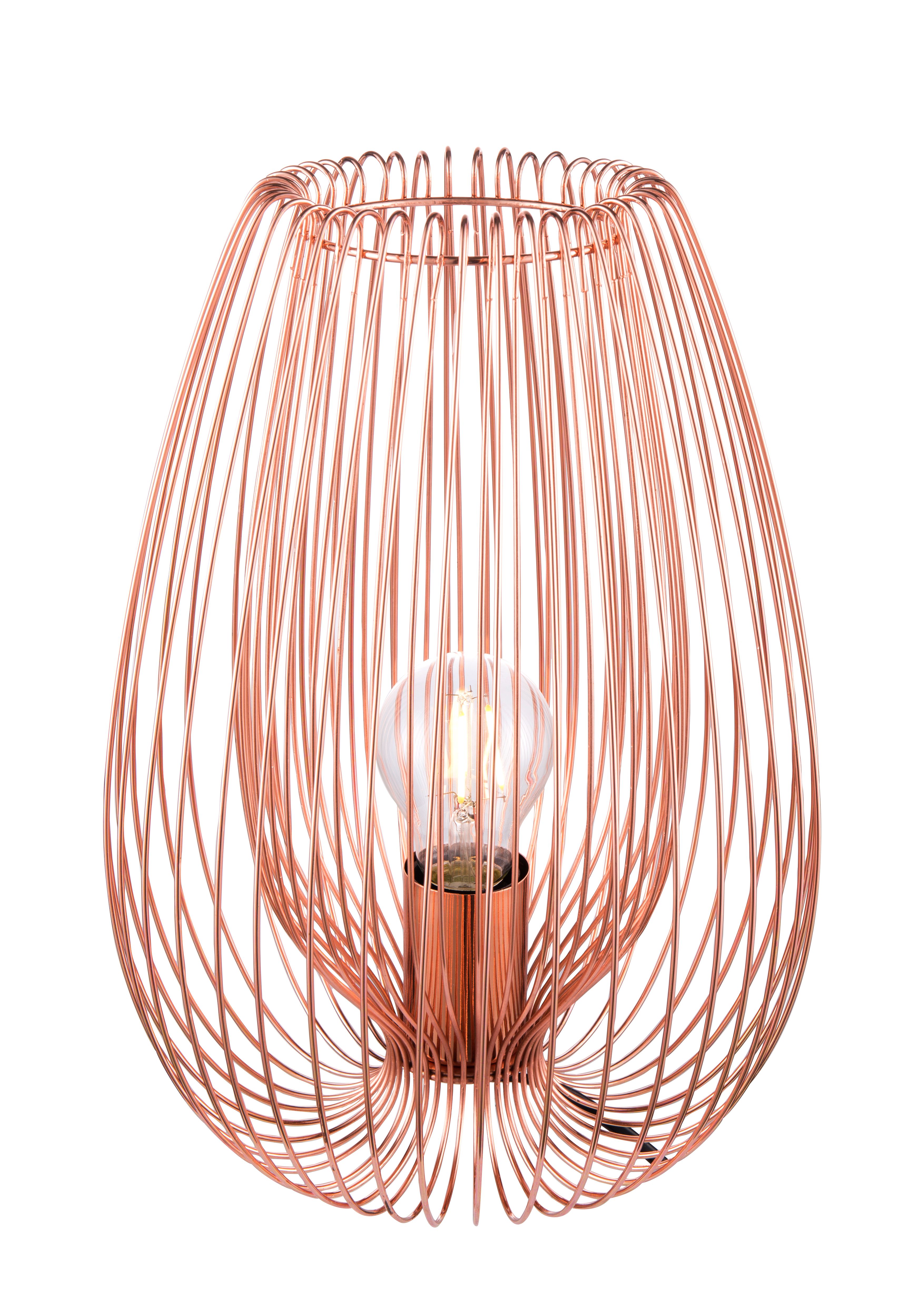 GoodHome Dharug Copper effect Table light
