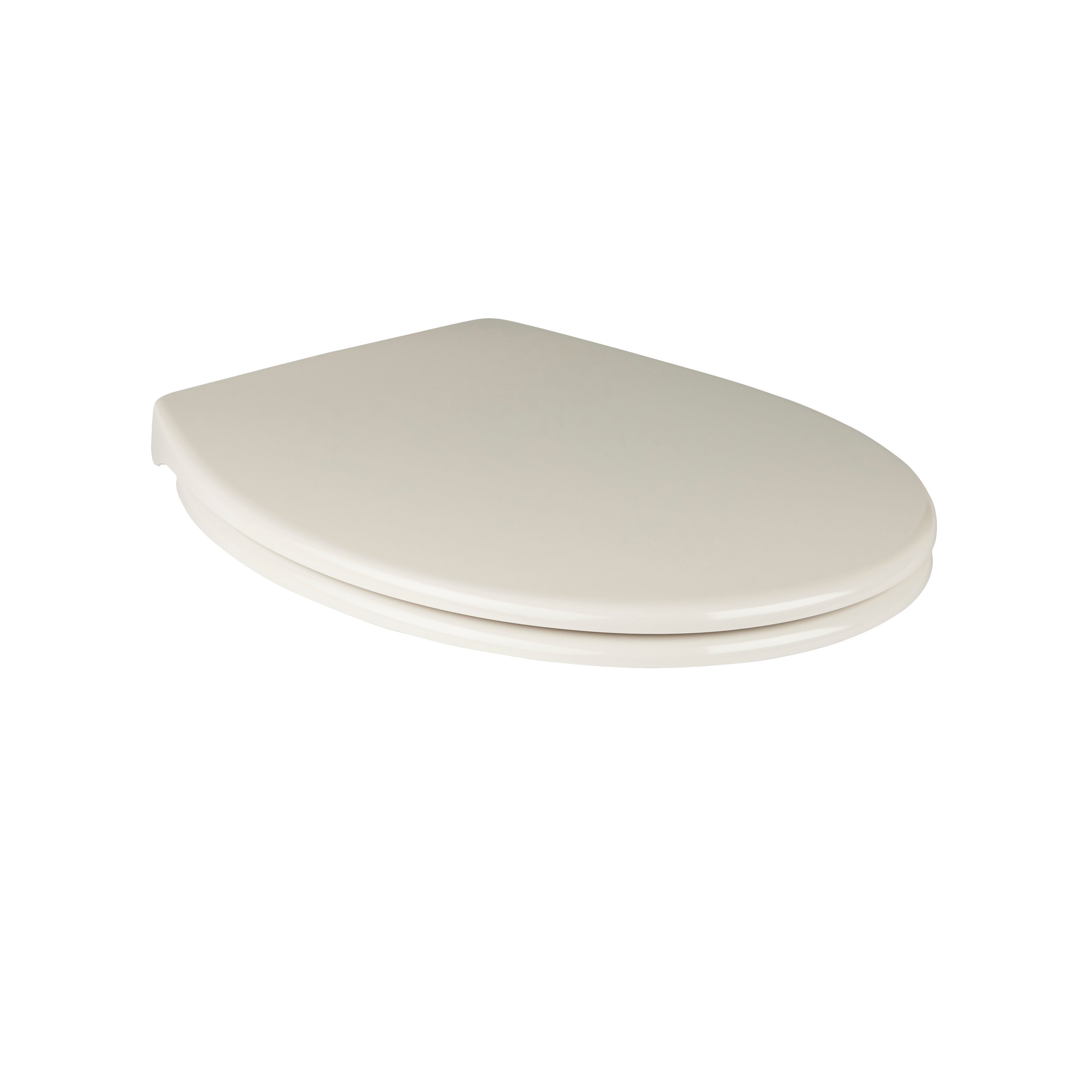 GoodHome Diani Pebble Round Soft close Toilet seat