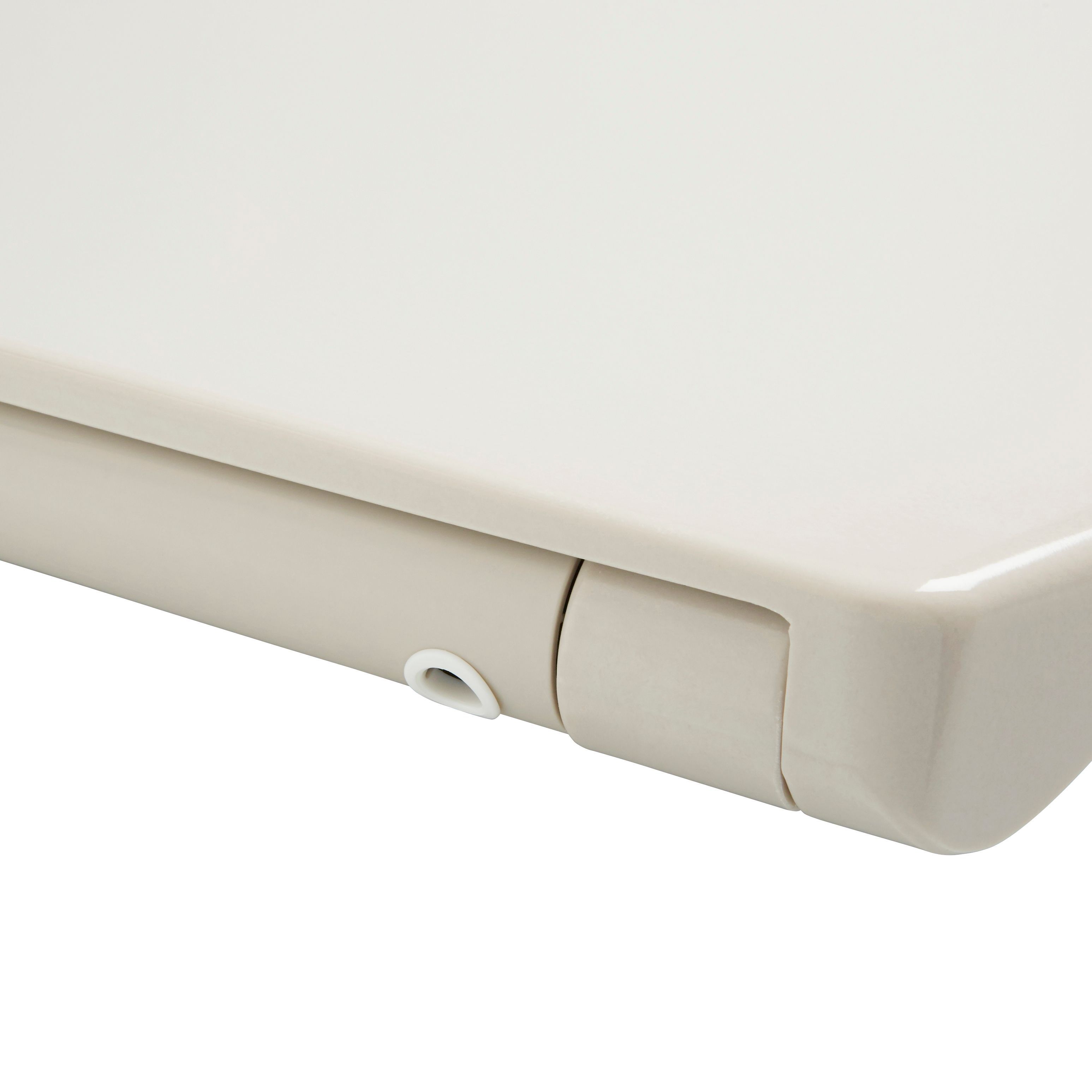 GoodHome Diani Pebble Round Soft close Toilet seat