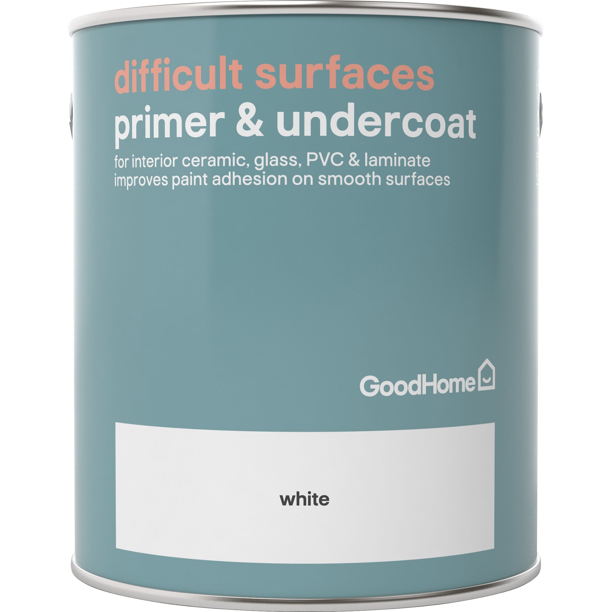 GoodHome Difficult Surfaces White Primer & undercoat, 2.5L
