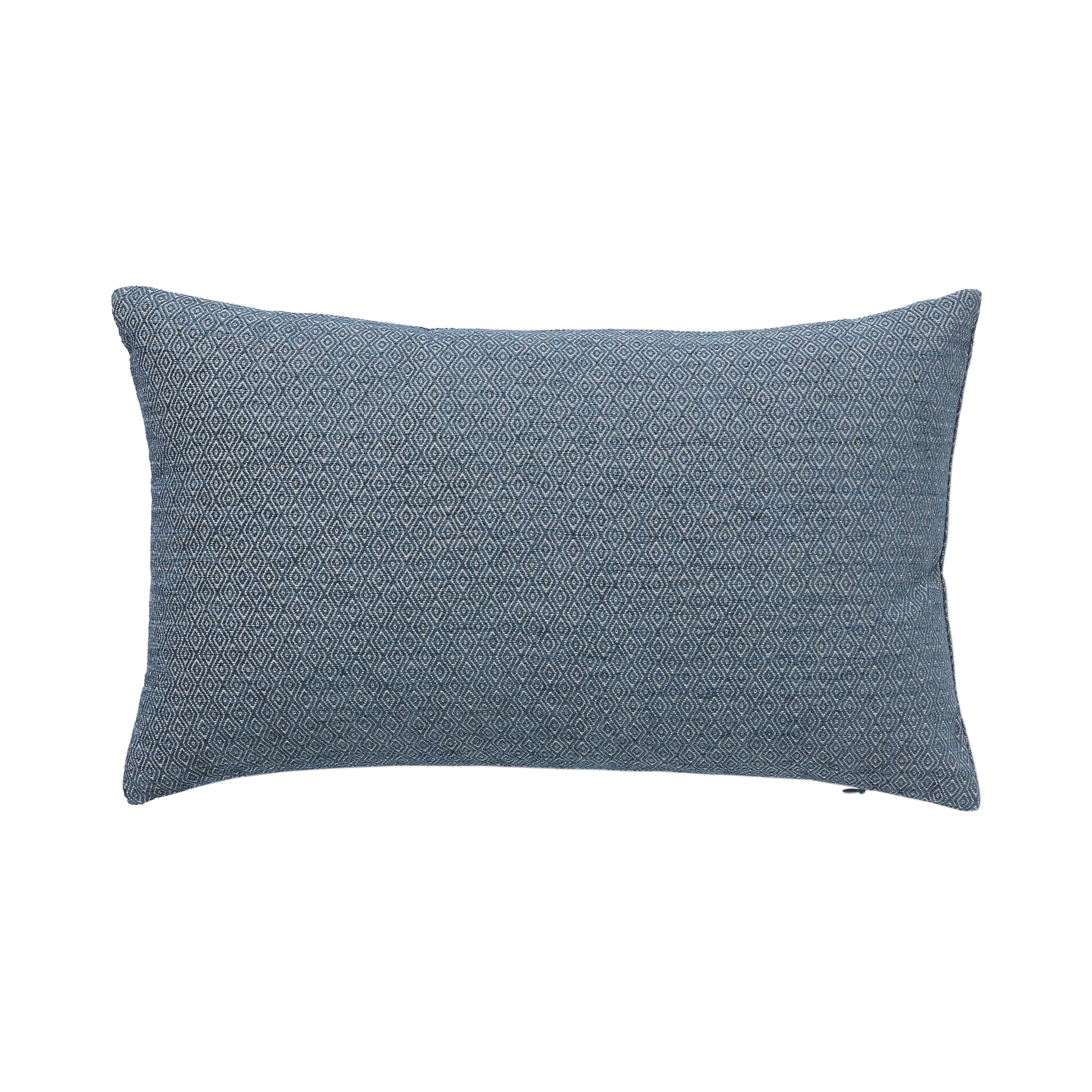 GoodHome Digga Blue Diamond Indoor Cushion (L)50cm x (W)50cm