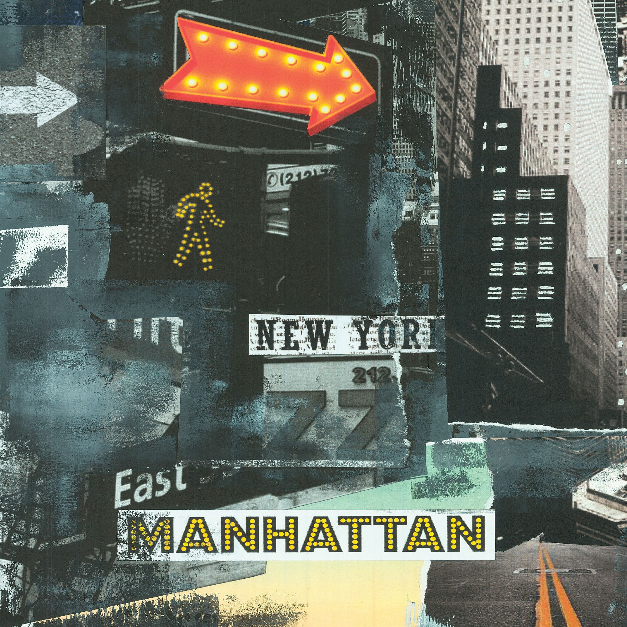 GoodHome Dimeria Multicolour New York Smooth Wallpaper