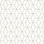 GoodHome Donnington Cream Geometric Metallic effect Smooth Wallpaper
