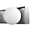 GoodHome Dorres White & silver Chrome effect Quadruple Wired Wall light