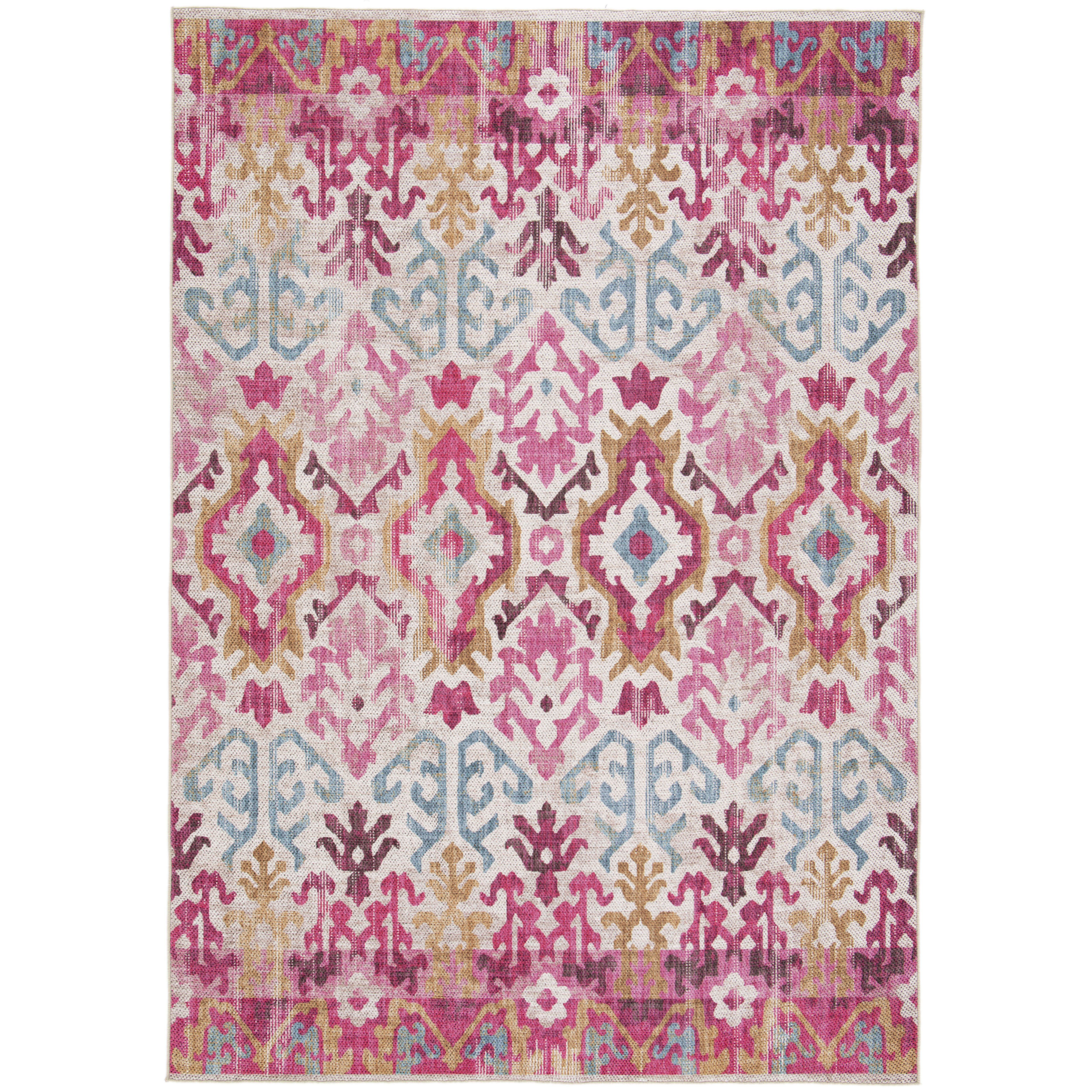 GoodHome Dorsey Pink Large Rug, (L)230cm x (W)160cm