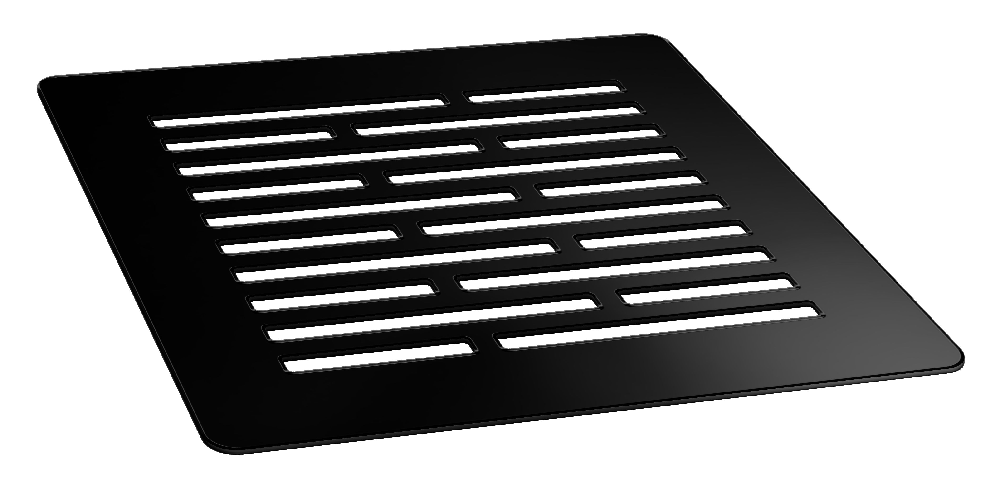 GoodHome Douro Matt Black Rectangular Centre drain Shower tray (L)1200mm (W)900mm (H) 28mm