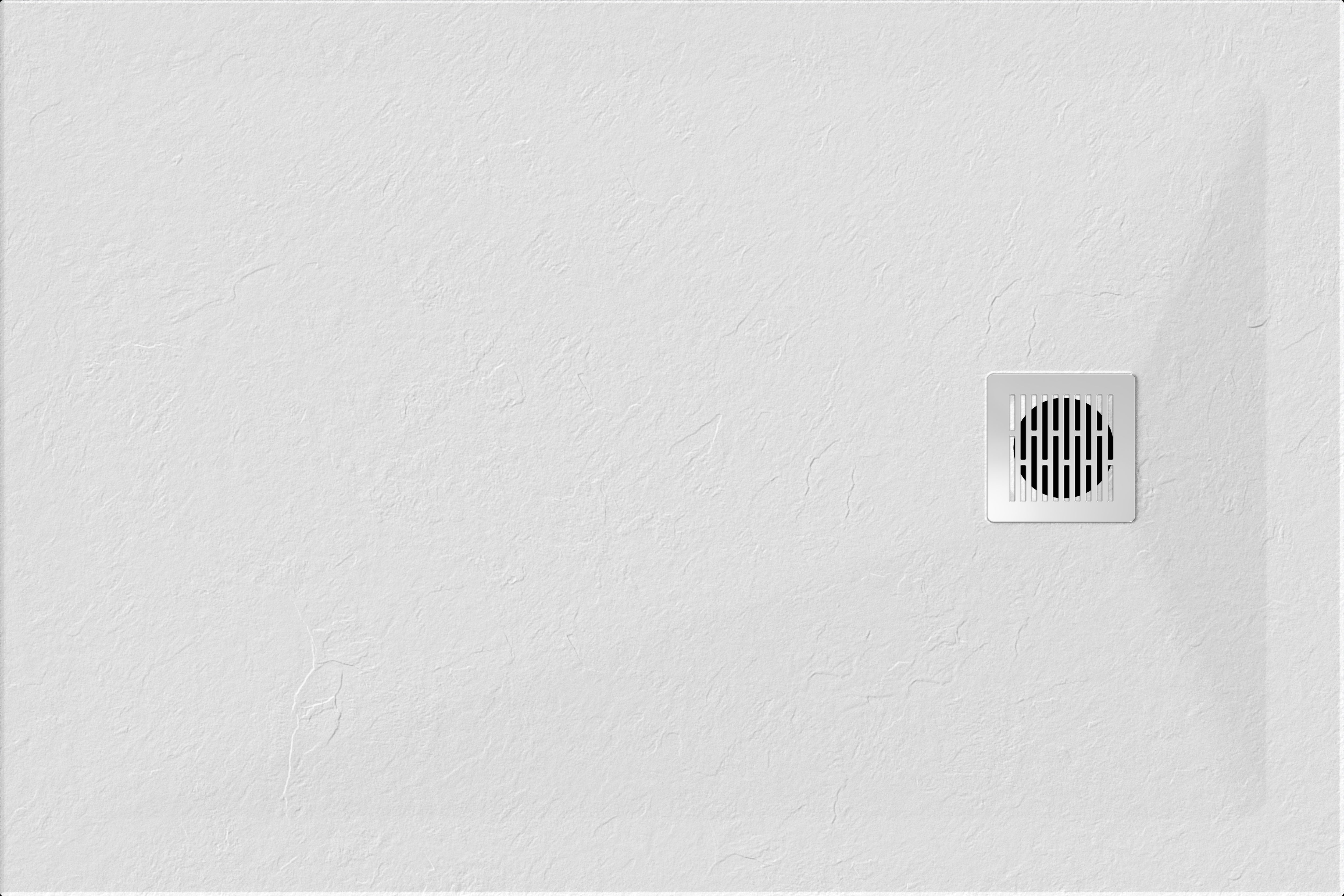 GoodHome Douro Matt White Rectangular Centre drain Shower tray (L)1200mm (W)900mm (H) 28mm