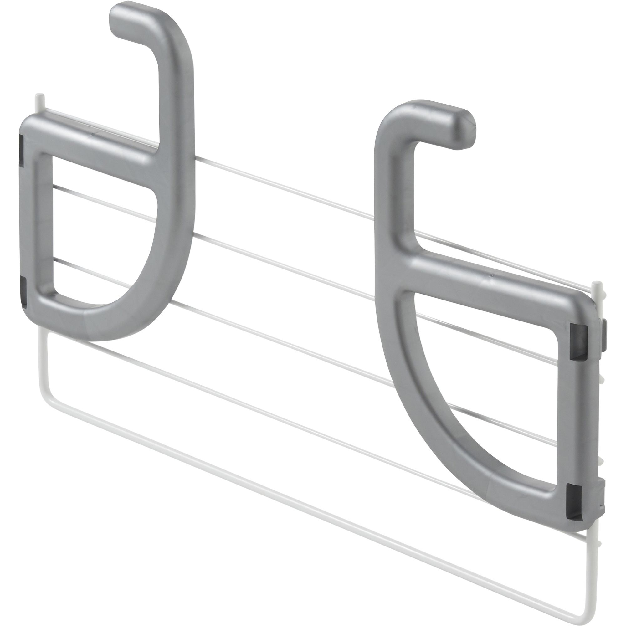 GoodHome Drapia Grey & white Laundry airer, 2.5m