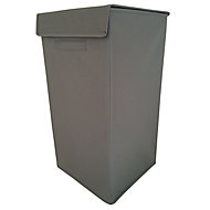 GoodHome Drina Grey 52L Laundry bin (H)58cm (W)30cm