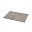 GoodHome Drina Taupe Plain Rectangular Bath mat (L)50cm (W)70cm