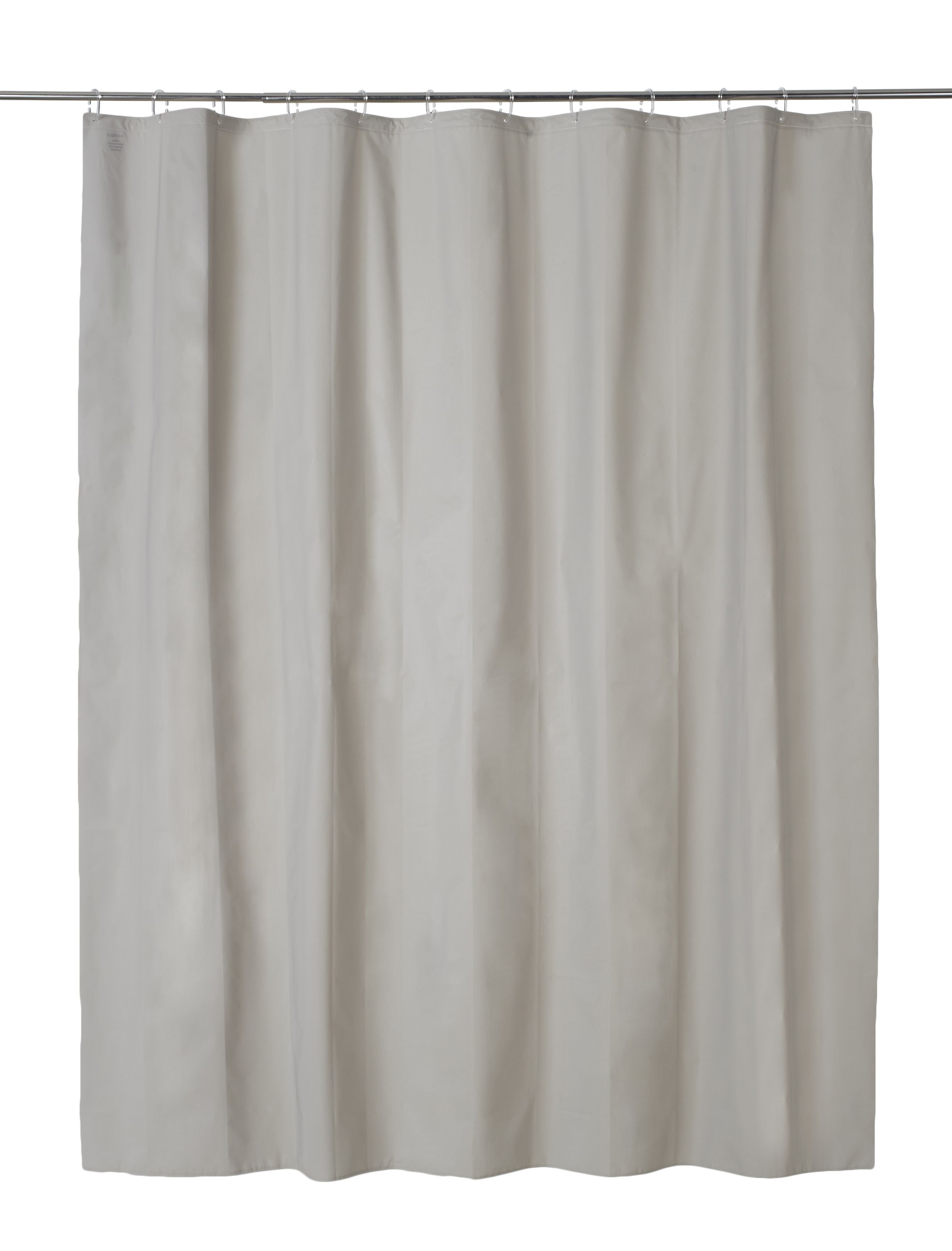 GoodHome Drina Taupe Plain Shower curtain (H)200cm (W)180cm | DIY at B&Q