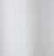 GoodHome Drina White Plain Shower curtain (H)200cm (W)180cm
