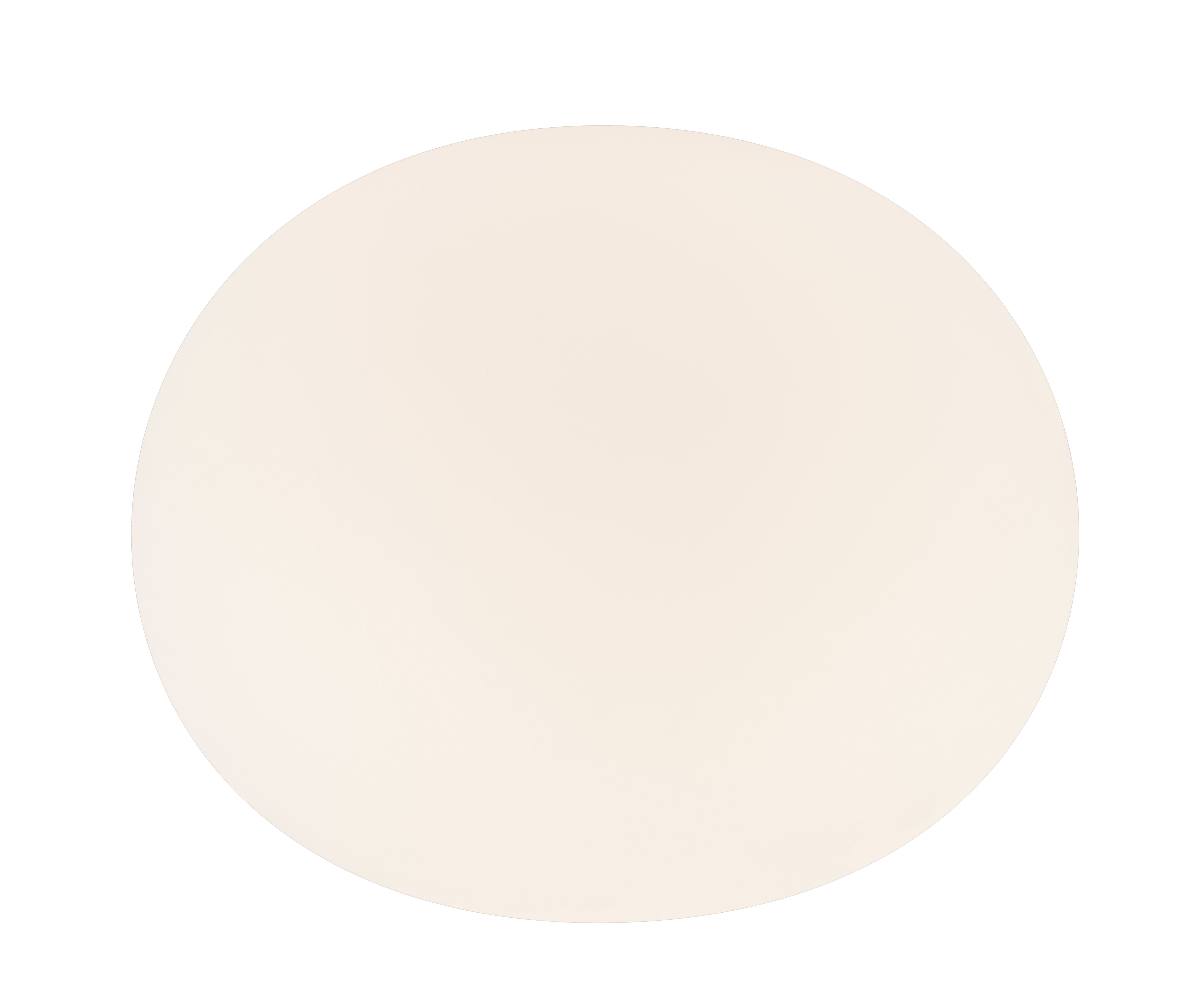 GoodHome Duffy Round Matt Metal & plastic White Frosted effect LED Ceiling light