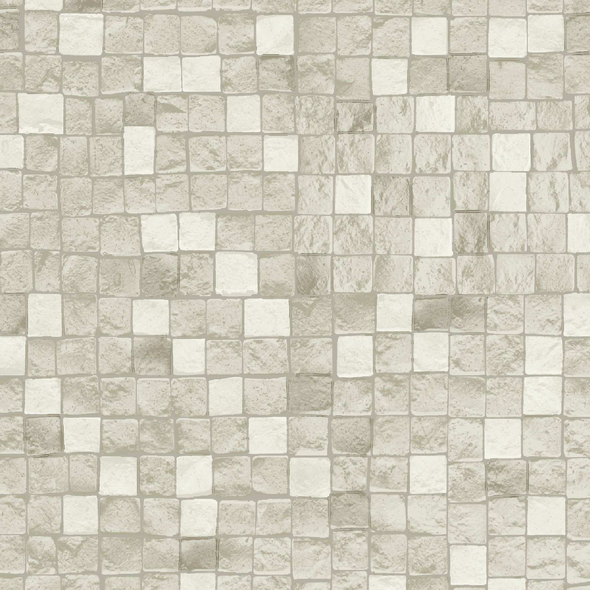 GoodHome Dunni Beige Tile effect Mosaic Textured Wallpaper Sample